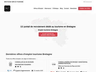 Bretagne Emploi Tourisme screenshot preview Bretagne Emploi Tourisme screenshot preview