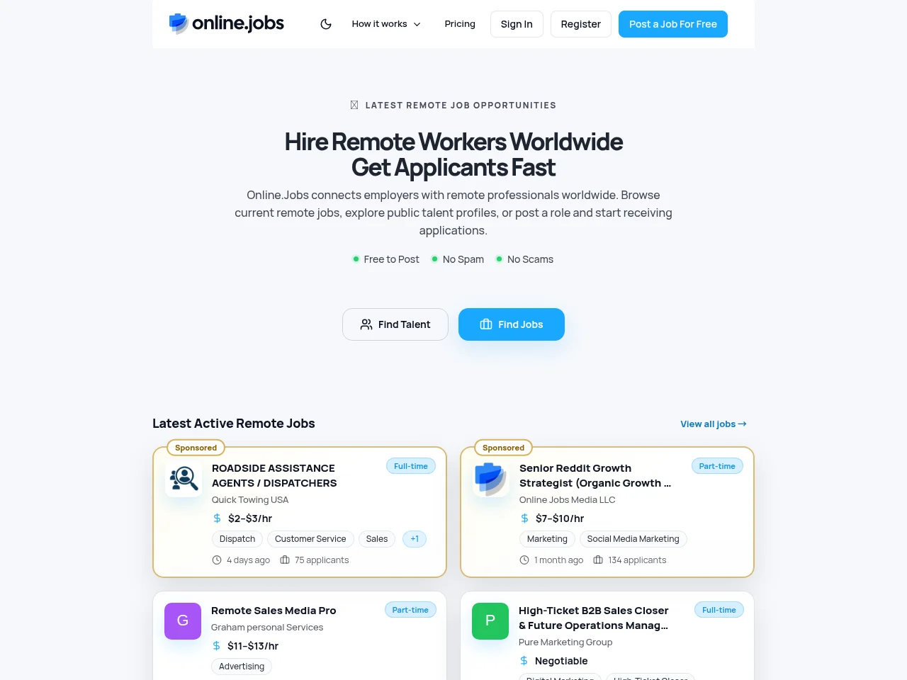 Online screenshot Online website screenshot