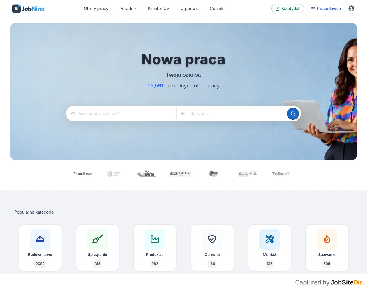JobNino website screenshot