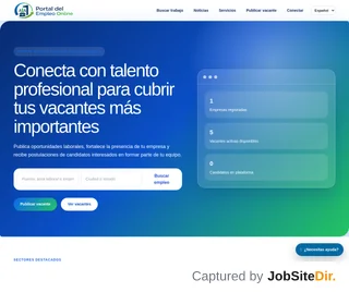 Portal del Empleo Online screenshot preview