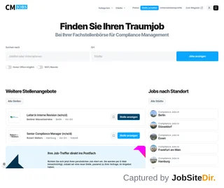 Compliance Manager Jobs screenshot preview Compliance Manager Jobs screenshot preview