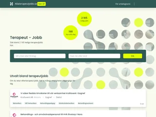 Allaterapeutjobb screenshot preview Allaterapeutjobb screenshot preview