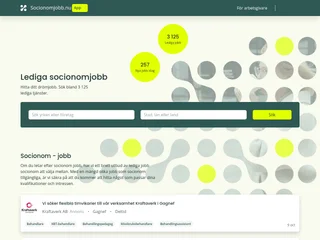 Socionomjobb screenshot preview