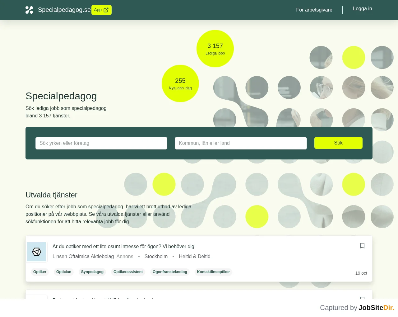 specialpedagog website screenshot