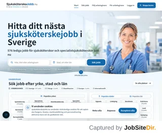 sjuksköterskajobb screenshot preview