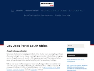 AfterMatric screenshot preview