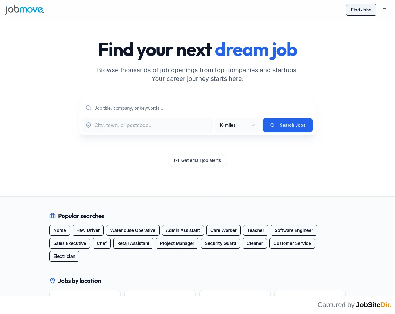 jobmove screenshot jobmove website screenshot