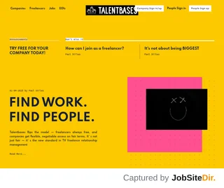 Talentbases screenshot preview