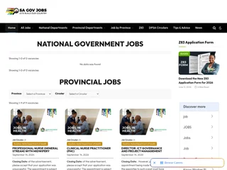 SA Gov Jobs screenshot preview SA Gov Jobs screenshot preview