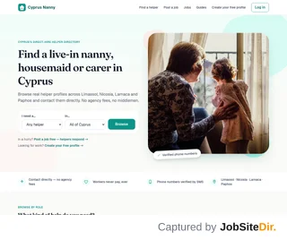 Cyprus Nanny screenshot preview