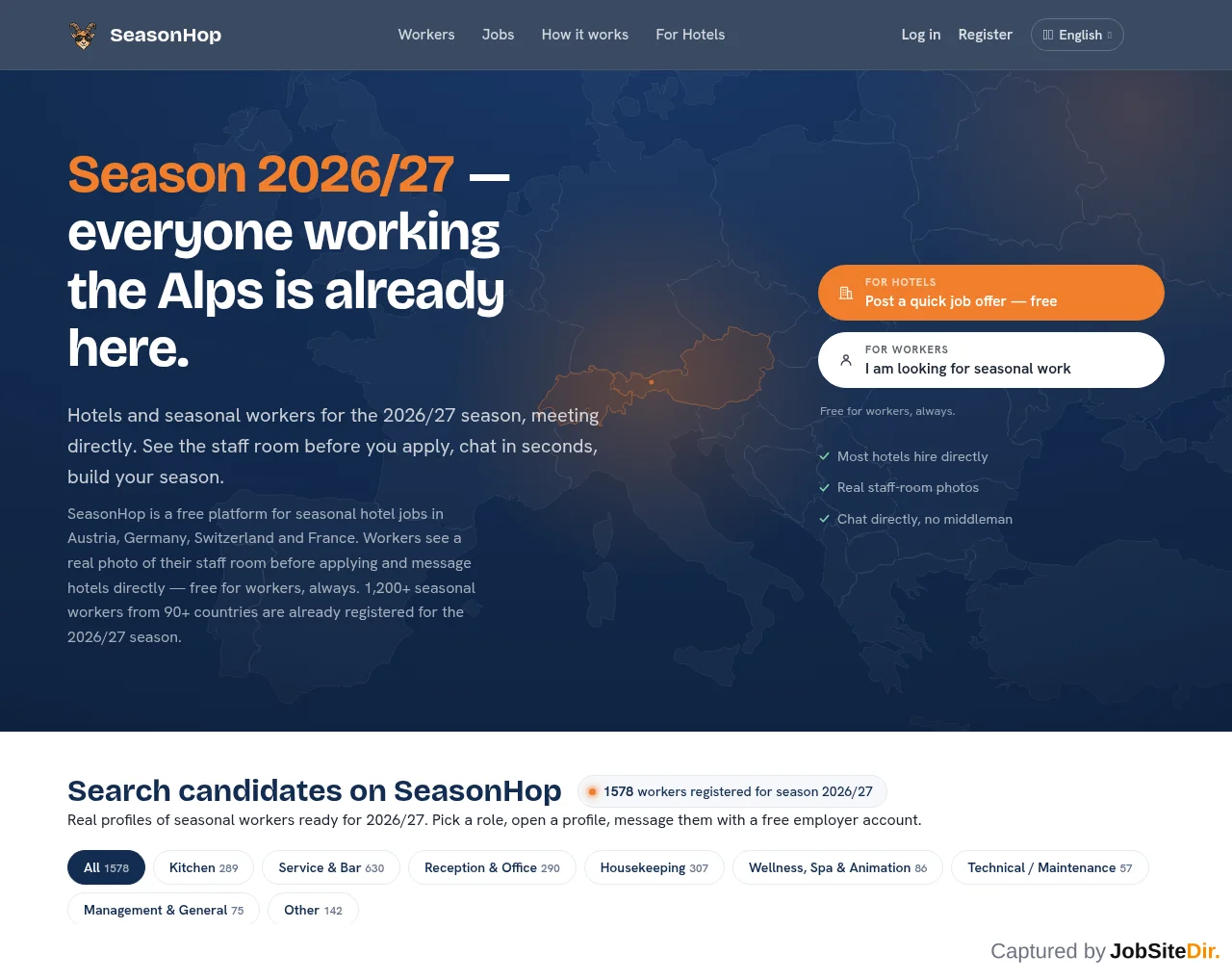 SeasonHop screenshot SeasonHop website screenshot