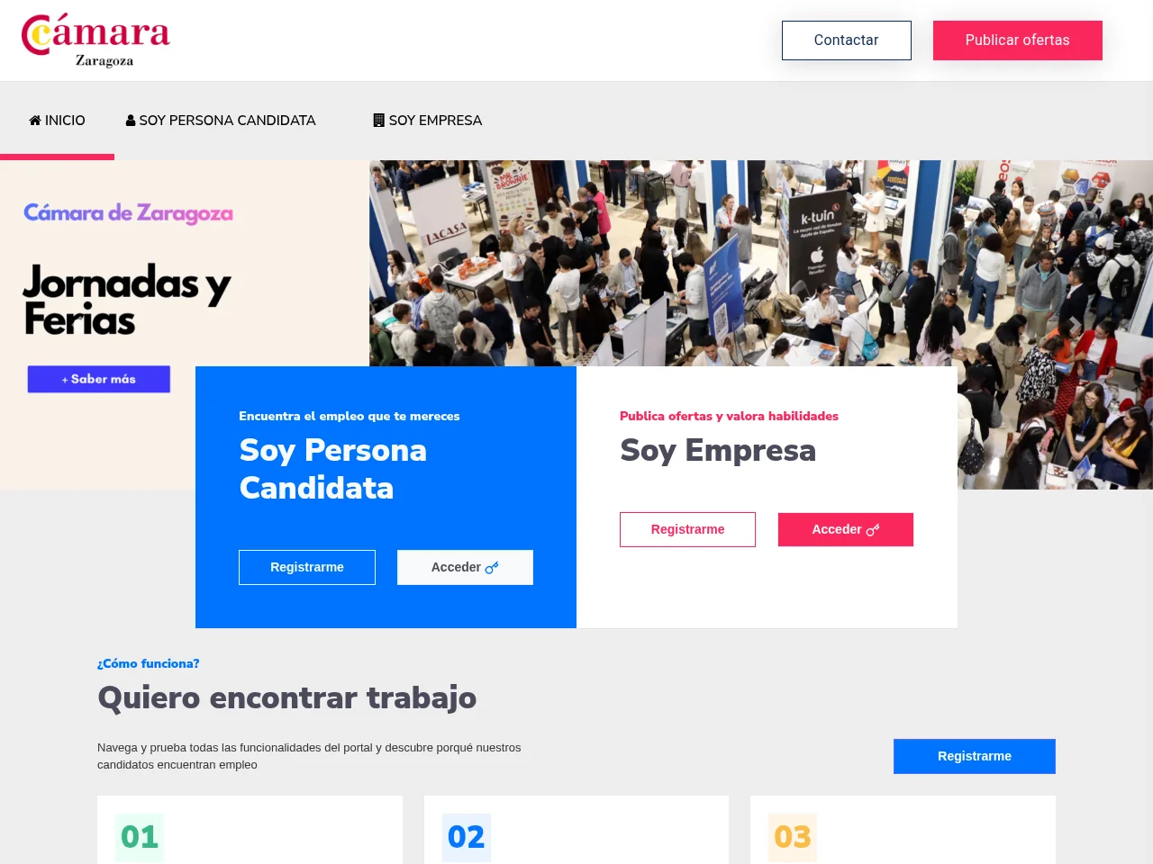 Impulsa Talento website screenshot