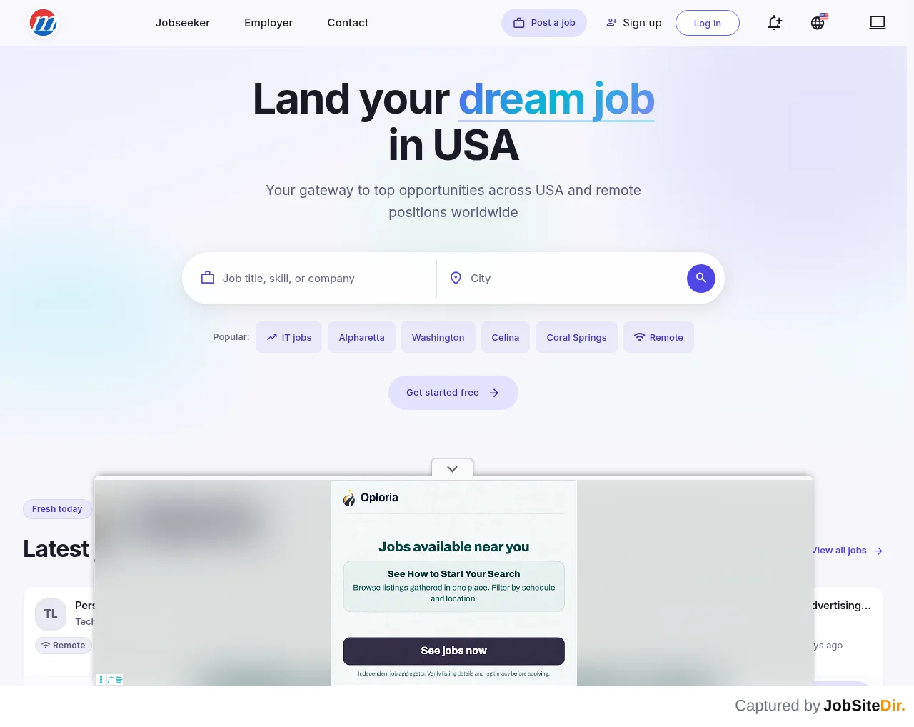 Mustakbil USA website screenshot