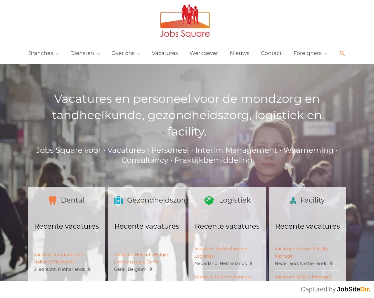 Jobs Square website screenshot