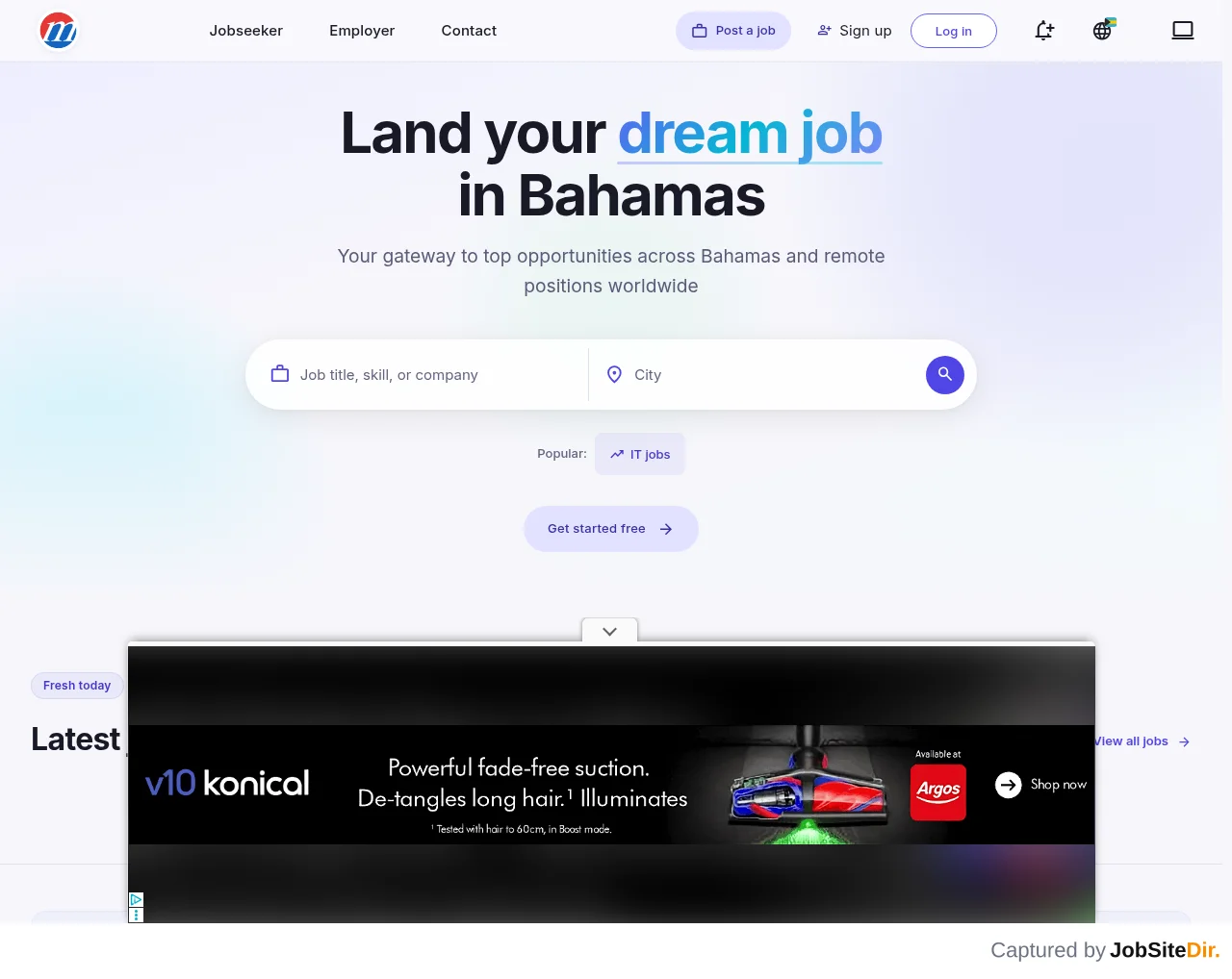 Mustakbil Bahamas website screenshot