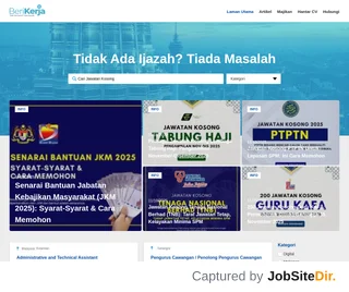 BeriKerja platform preview BeriKerja platform preview