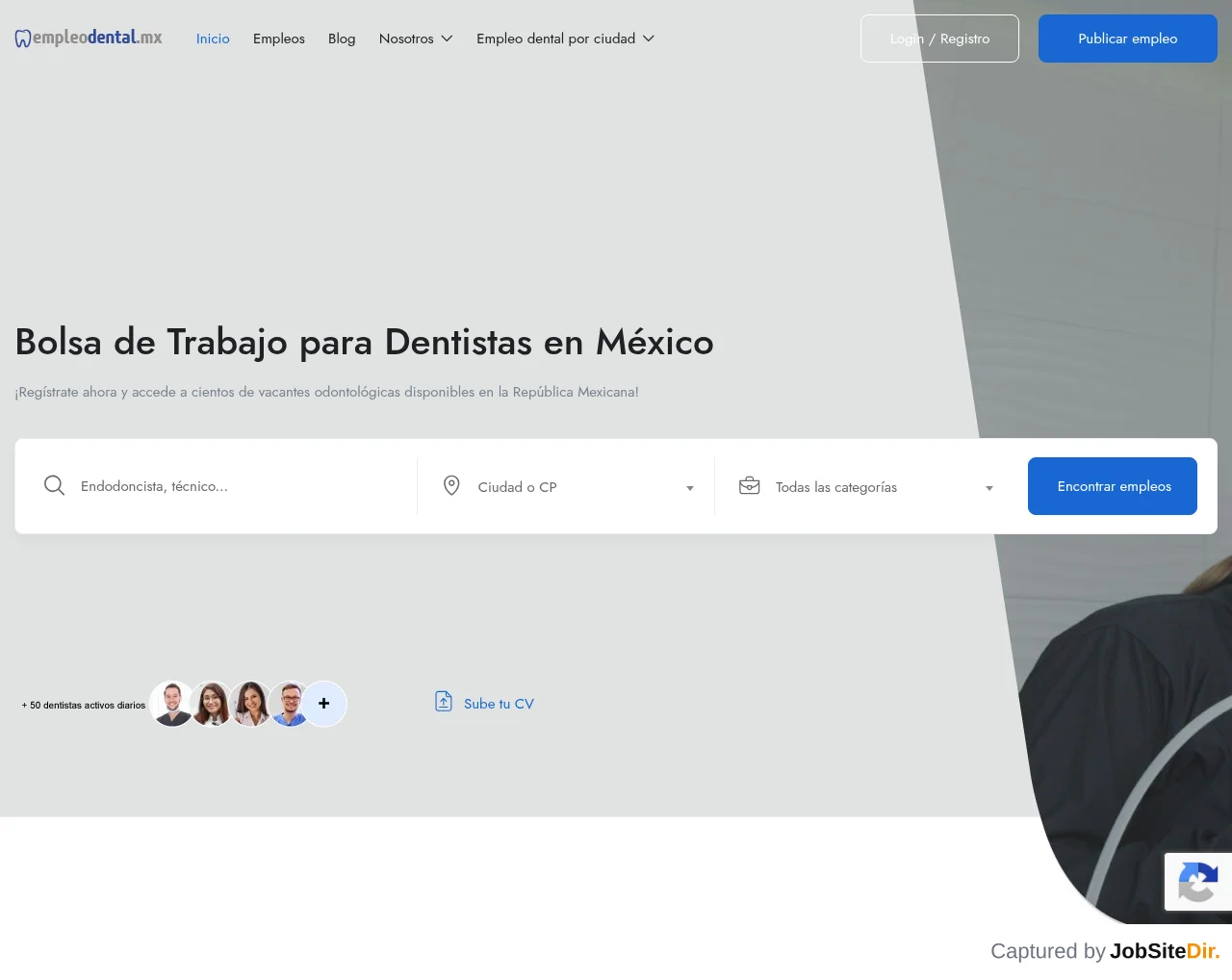 Empleo Dental MX screenshot Empleo Dental MX website screenshot