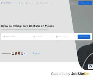 Empleo Dental MX platform preview