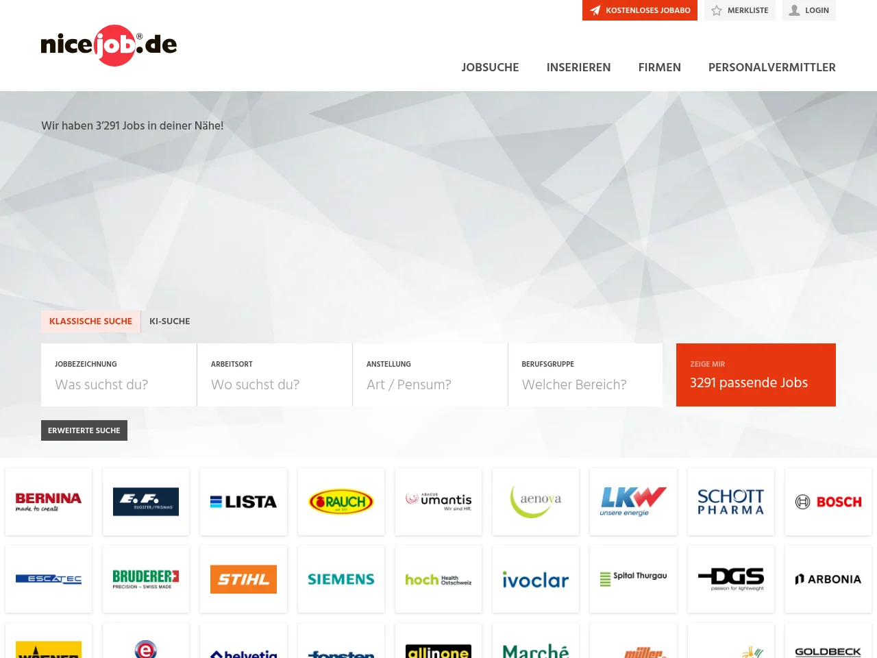 nicejob screenshot nicejob website screenshot