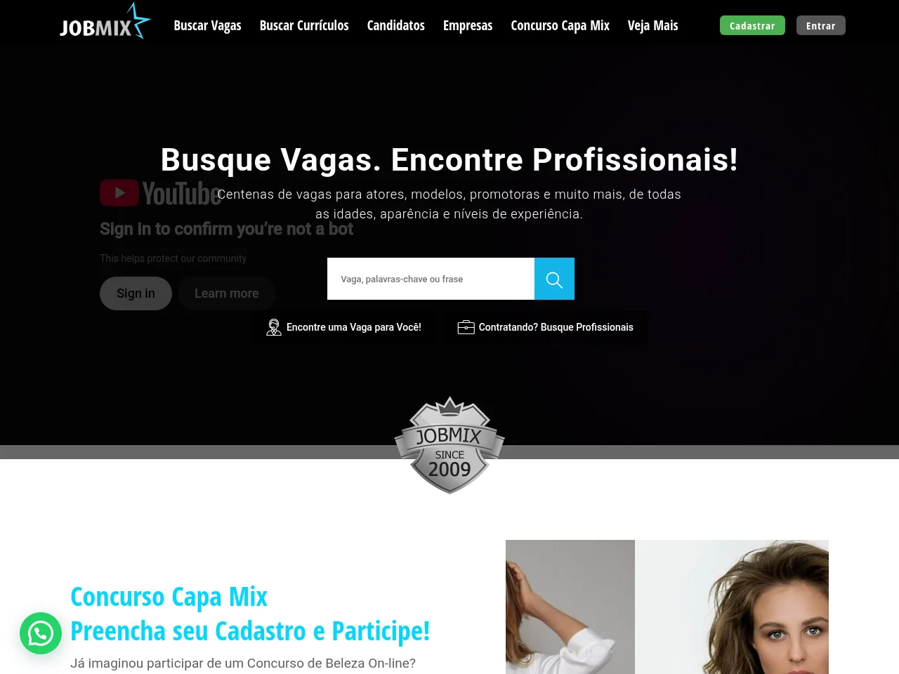 Job Mix screenshot Job Mix website screenshot