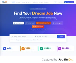 GBLJOB platform preview GBLJOB platform preview