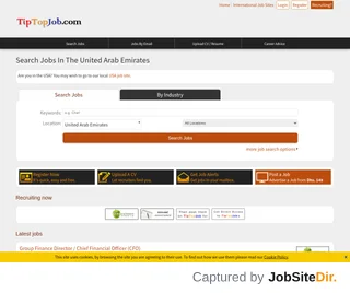 TipTopJob UAE platform preview TipTopJob UAE platform preview