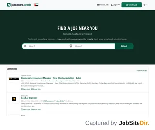 JobCentre platform preview