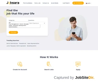JobSara platform preview JobSara platform preview