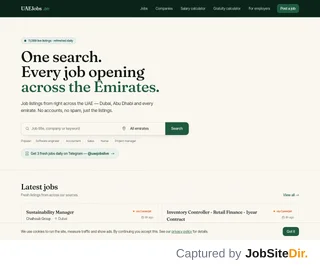 UAEJobs platform preview