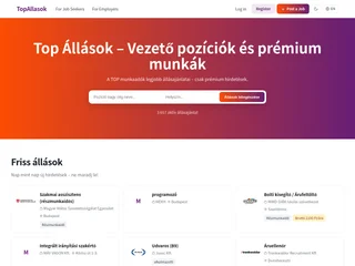 TopAllasok platform preview