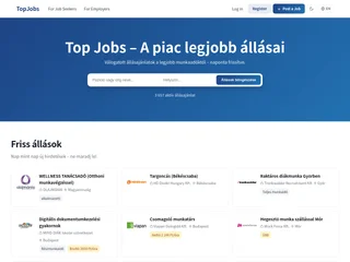 TopJobs platform preview