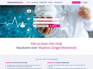 Zorgvacatures screenshot preview