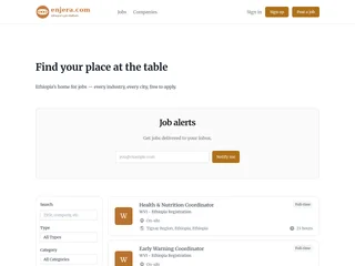Enjera screenshot preview