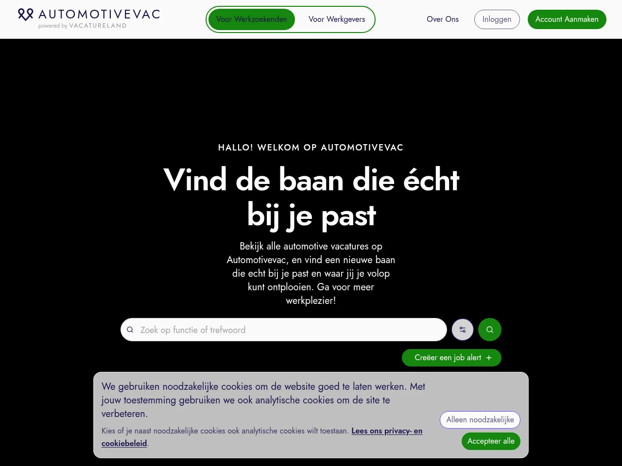 Automotivevac website screenshot