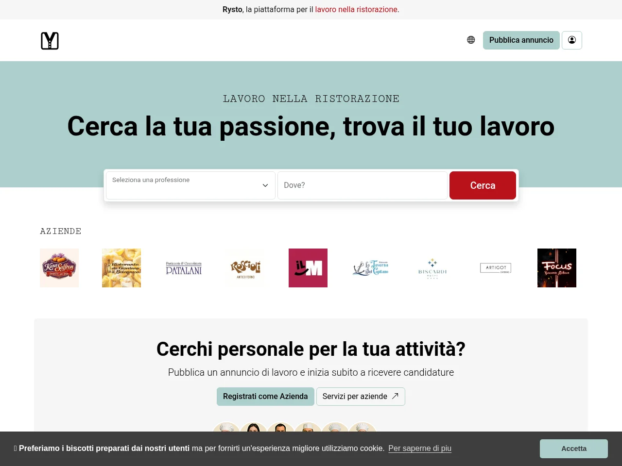 Rysto screenshot Rysto website screenshot