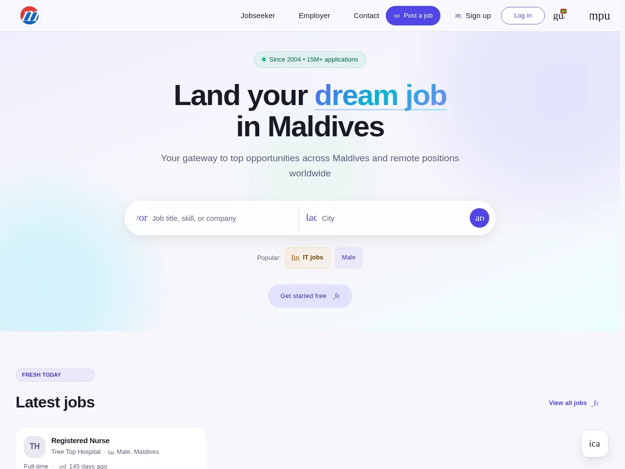 Mustakbil screenshot Mustakbil website screenshot