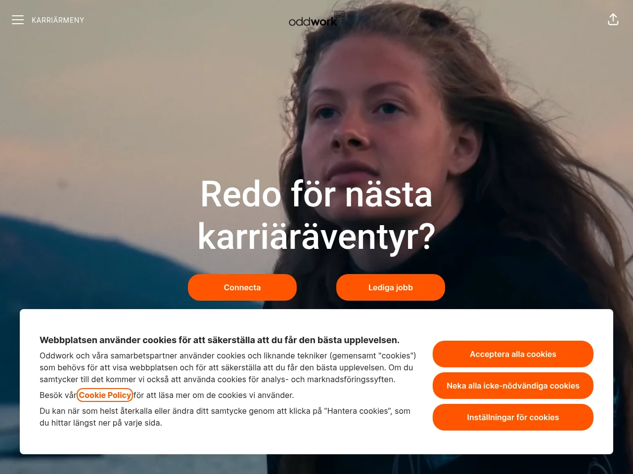 Oddwork website screenshot