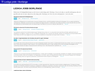 ledigajobbborlange screenshot preview