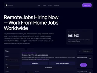 OnlyRemoteJobs screenshot preview