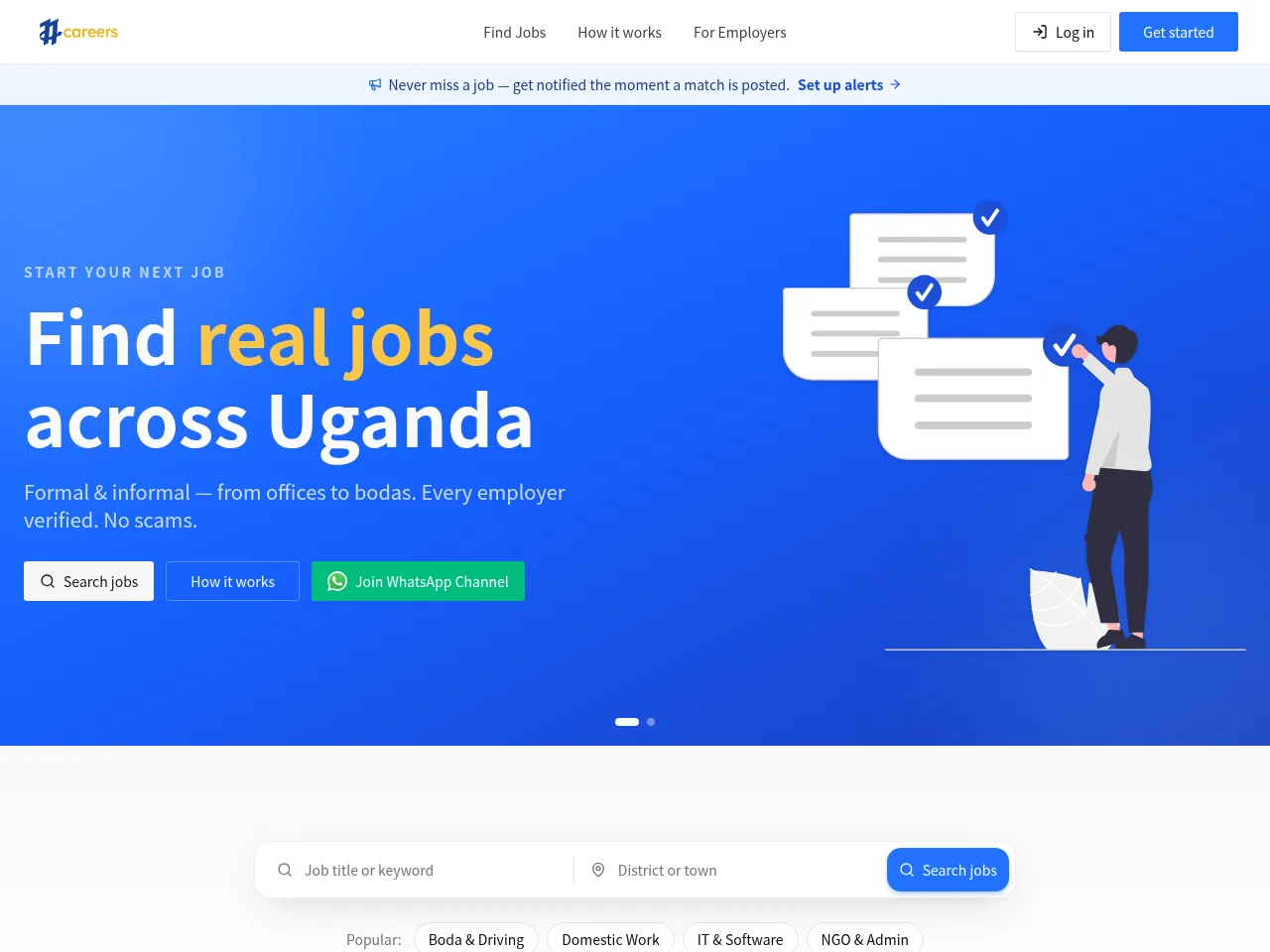 Eleven Careers website screenshot
