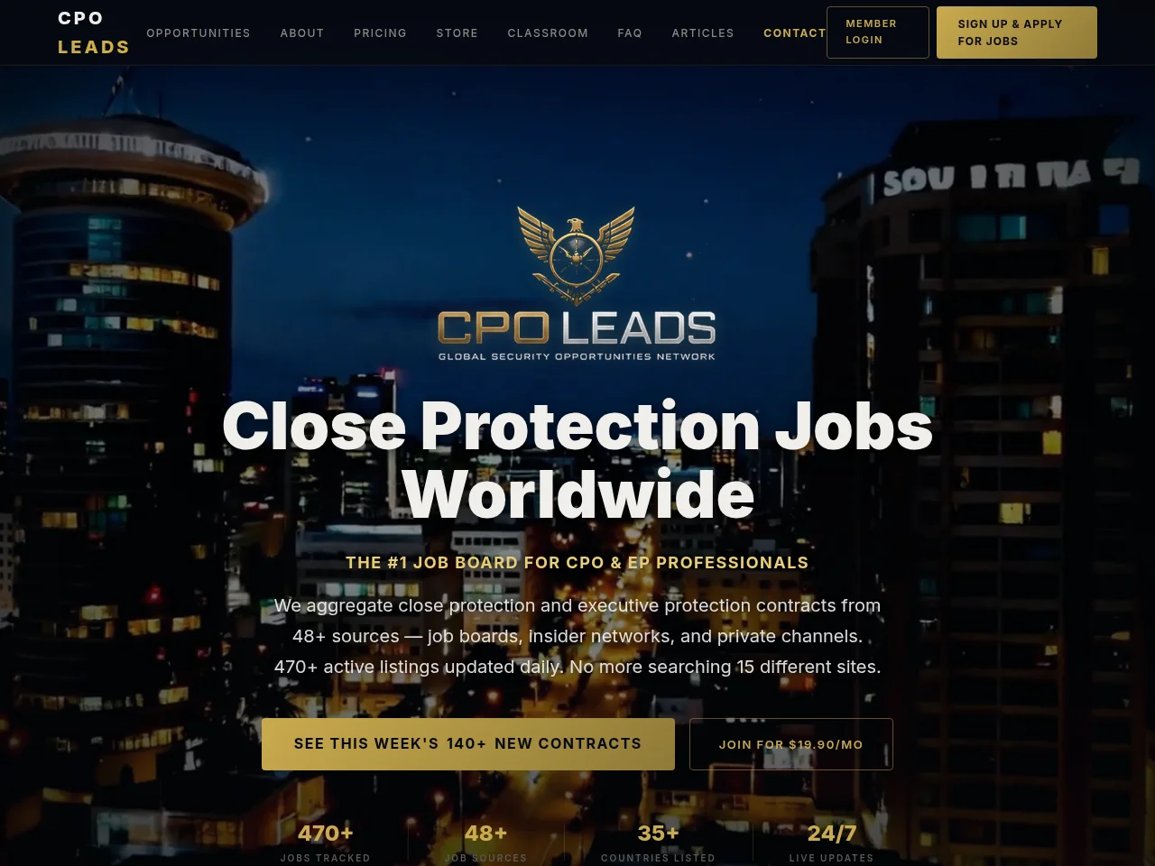 CPO Leads screenshot CPO Leads website screenshot