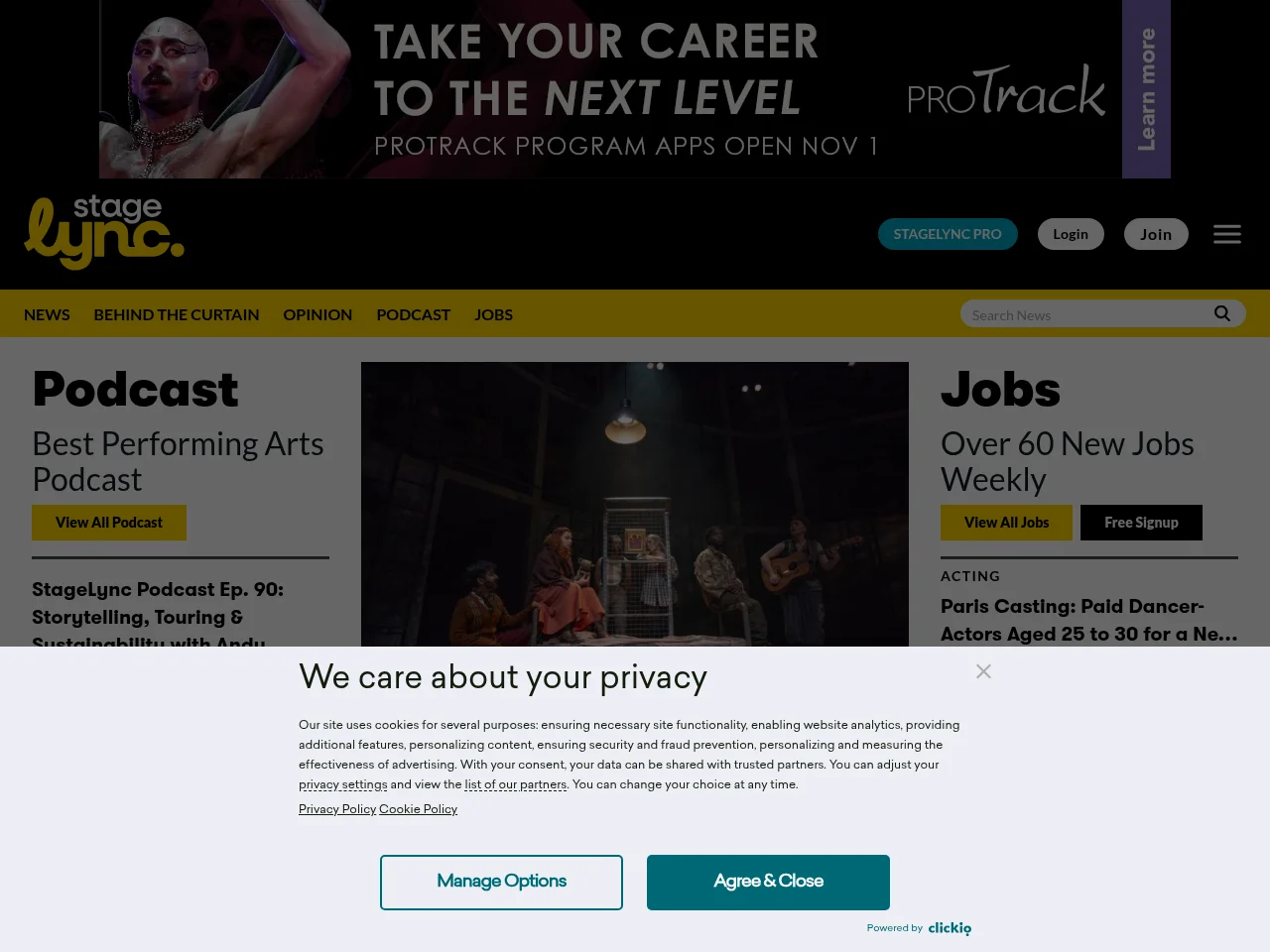 StageLync screenshot StageLync website screenshot