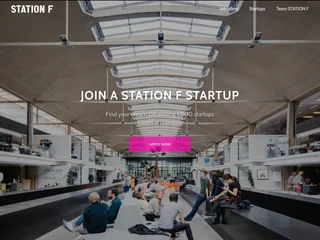 STATION F Job board screenshot preview