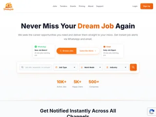 DreamJob screenshot preview DreamJob screenshot preview