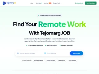 Tejomarg Job Portal screenshot preview
