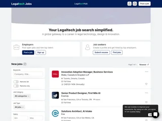 Legaltech Jobs screenshot preview Legaltech Jobs screenshot preview