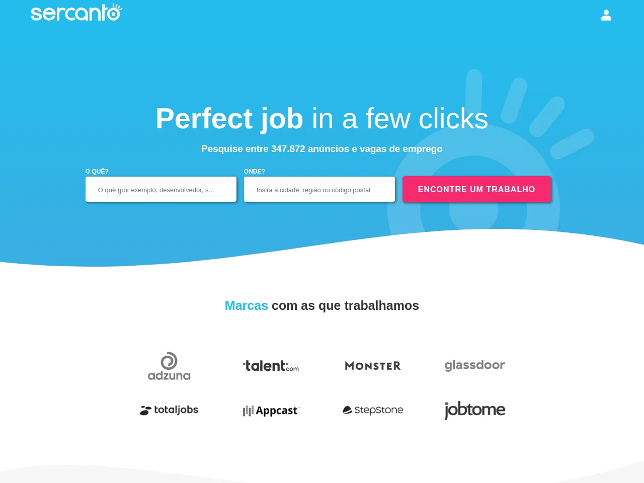 Sercanto screenshot Sercanto website screenshot