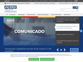 Fundação Gaúcha do Trabalho e Ação Social screenshot preview Fundação Gaúcha do Trabalho e Ação Social screenshot preview