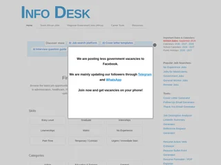 Info Desk screenshot preview Info Desk screenshot preview