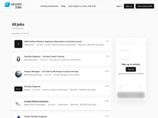 DevOpsJobs screenshot preview DevOpsJobs screenshot preview